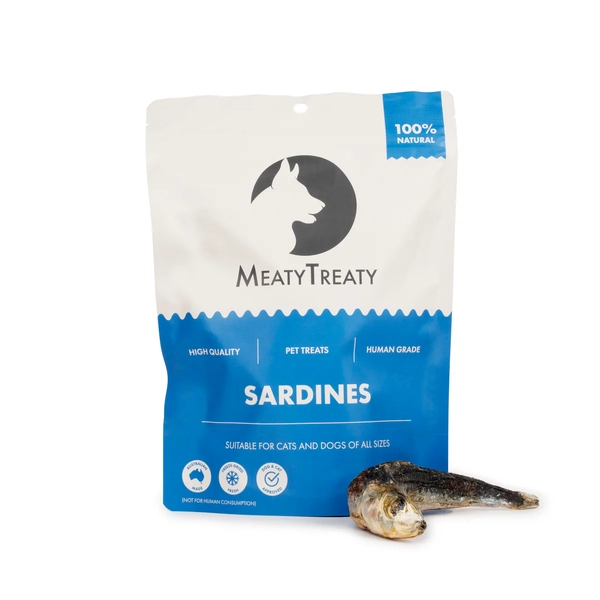 MEATYTREATY Whole Sardines 100g