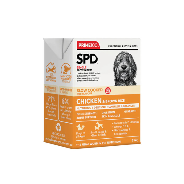 SPD™ Slow Cooked Chicken & Brown Rice 354g