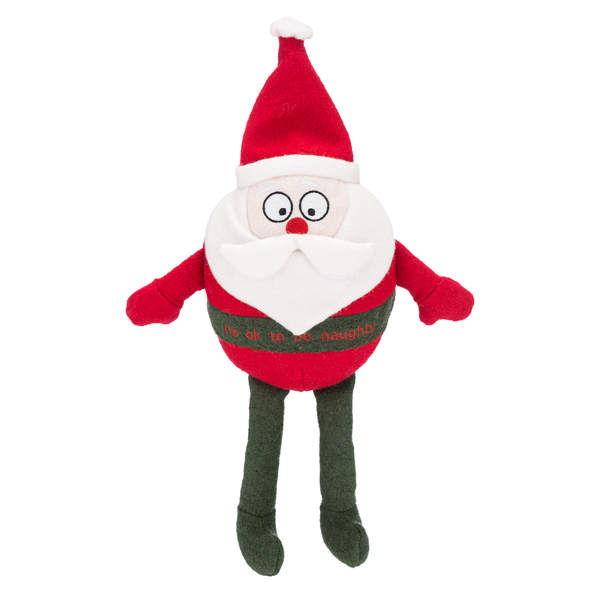 Dog Plush Squeak Toy - St Nick Woolie Toy