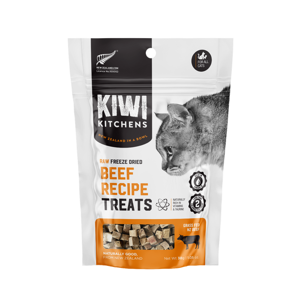 Kiwi Kitchens Freeze Dried Beef Cat Treat 30g
