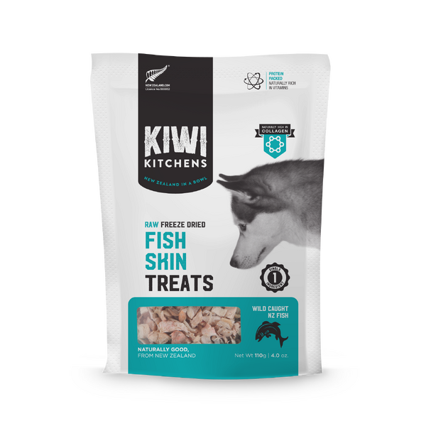 Kiwi Kitchens Freeze Dried Fish Skin Treat 110g