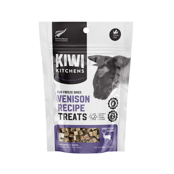 Kiwi Kitchens Freeze Dried Venison Cat Treat 30g