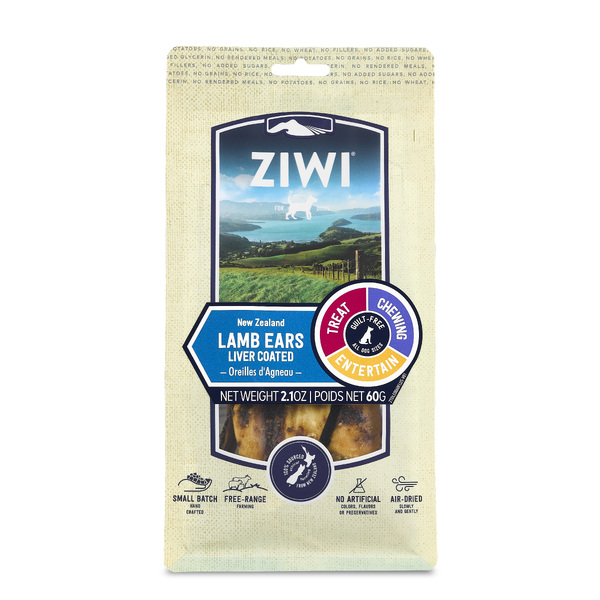 Ziwi Peak Oral Chew Lamb Ears Liver Coated 60g