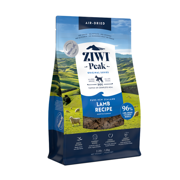 Ziwi Peak Air Dried Lamb for Dogs - 1kg pouch